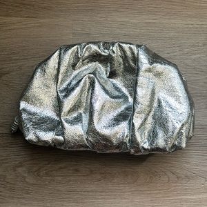 Silver Foil Rebecca Minkoff Clutch